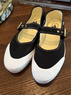 Vans Black Mary -Jane's - New!  Women size 10